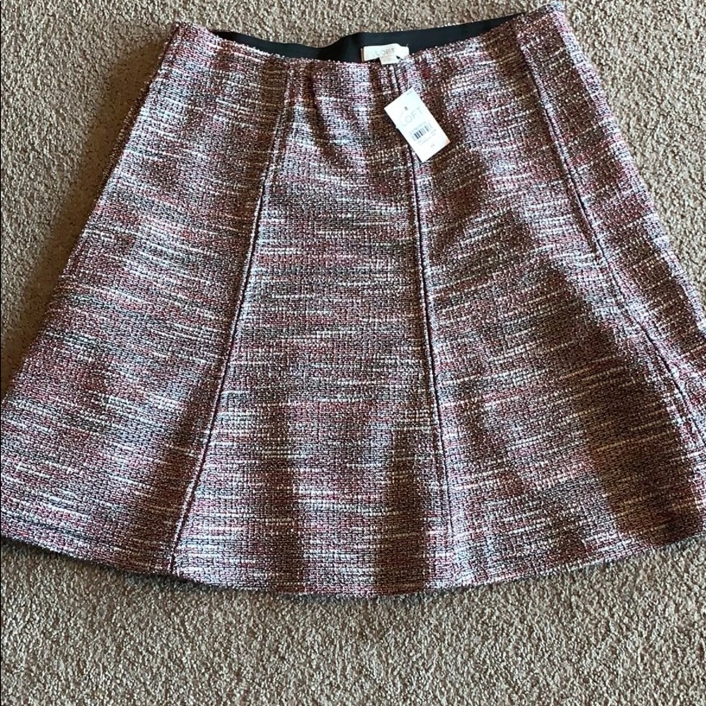 Ann Taylor Loft Tweed skirt NWT